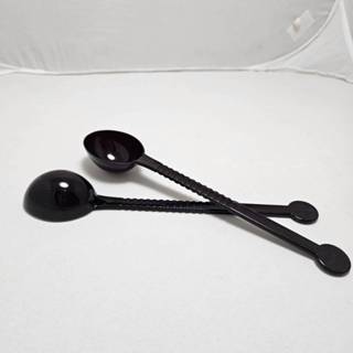 ช้อนตักกาแฟพลาสติก  สีดำ/น้ำตาล ขนาด 10 กรัม