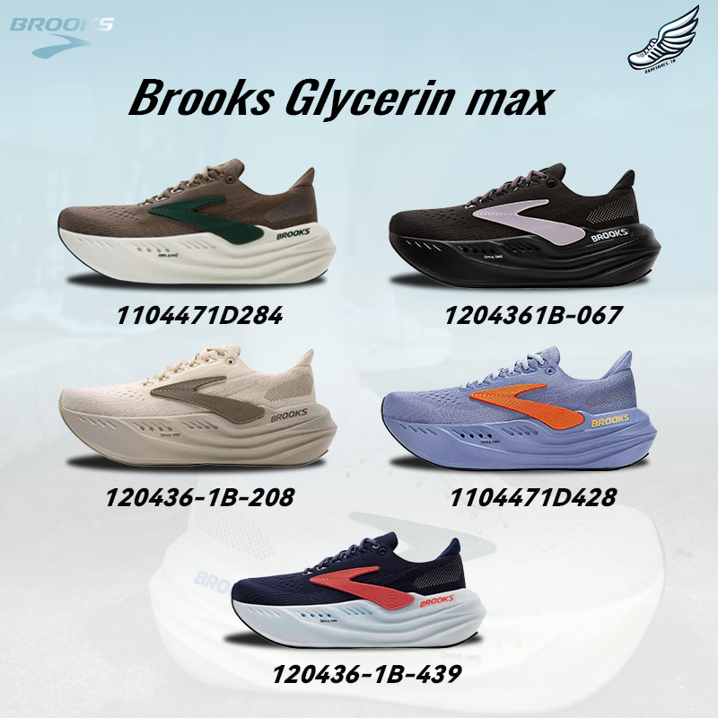 (พร้อมส่ง-พรีออเดอร์) ของแท้  Brooks Glycerin max รรองเท้าลำลองแฟชั่น ทันสมัยหลากหลาย