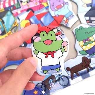 จิ๊กซอว์สำหรับเด็ก - JessieFrog Jigsaw Puzzle แบบถาด 45 ชิ้น ลาย Cars