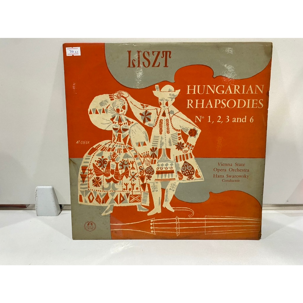 1LPVinyl Records แผ่นเสียงไวนิล LISZT HUNGARIAN RHAPSODIES N° 1, 2, 3 and 6 (J12C1)