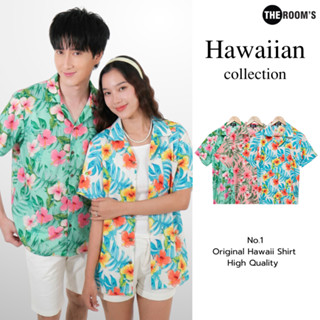 THE ROOM'S - เสื้อฮาวาย เสื้อคู่ ส่งด่วน ผลิตในไทย สไตล์เกาห…