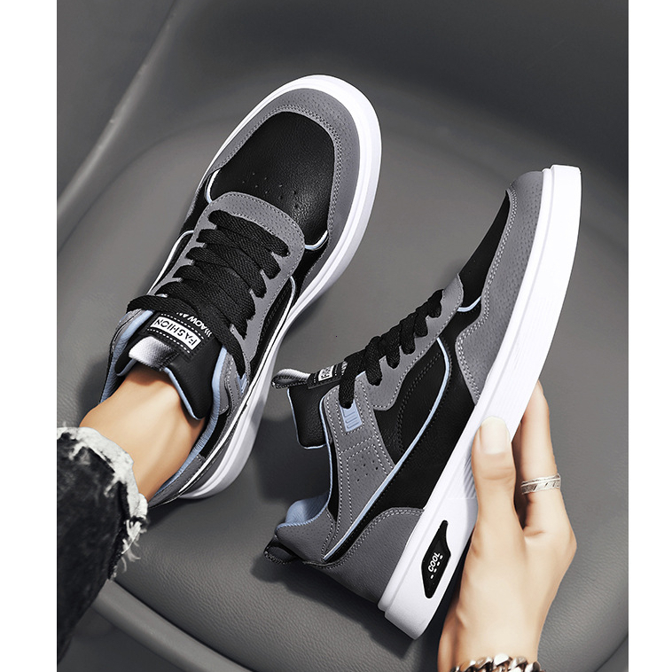 รองเท้าผ้าใบอินเทรนด์สำหรับผู้ชาย ใส่สบาย น้ำหนักเบา มี 3 สี ไซส์ 39-44