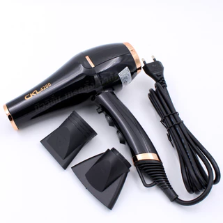 CKL-4200 ไดร์เป่าผม 1600W ที่เป่าผม Hair Dryer มีปุ่มกดลมเย็น ปรับลมได้ 3ระดับ พลังลมแรง สวยเรียบหรู มืออาชีพ ของแท้