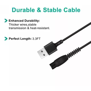 สายชาร์จ USB 5V สำหรับเครื่องโกนหนวด Philips Norelco OneBlade 360รุ่นใหม่ QP2724 QP2834 QP1924 S3341