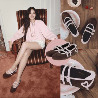 Minx รุ่น Heartie รองเท้า maryjane ทรงสปอร์ต ลายหัวใจ minxshoes