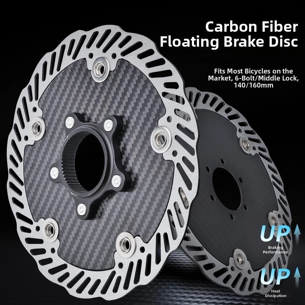 ใบดิสก์คาร์บอนไฟเบอร์  Center lock / 6 รุ 140mm/160mm.
