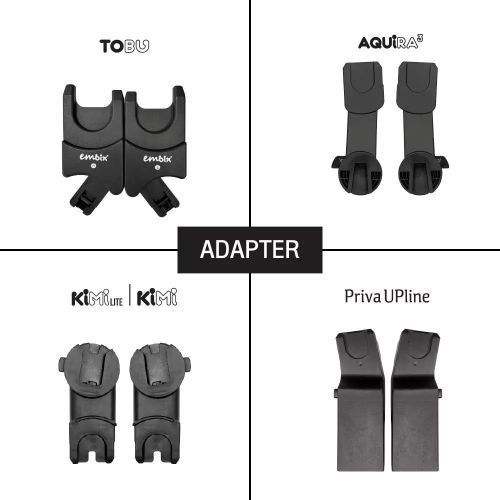 อุปกรณ์เสริม คาร์ซีท adapter รุ่น i-yume ใส่กับ รถเข็นเด็ก Kimi / Priva / Priva Upline / Hoov Pab / Joolz aer+ / tobu รูปที่ 8