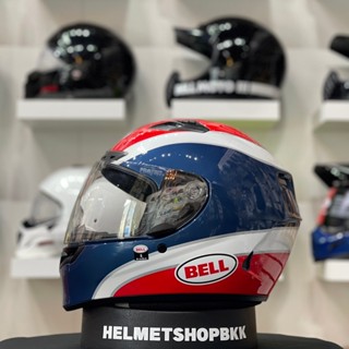 หมวกกันน็อคเต็มใบ BELL QUALIFIER DLX MIPS CLASSIC NAVY/RED