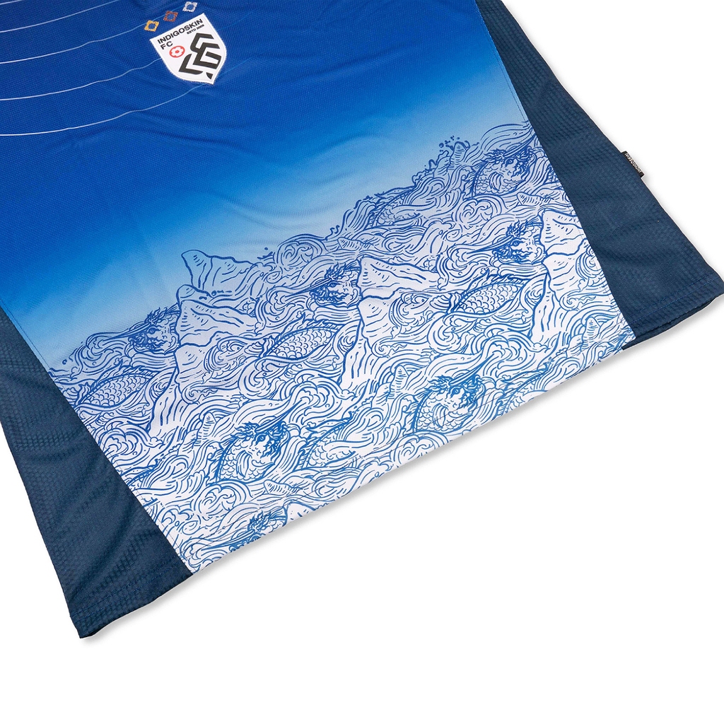 Indigoskin Classic Football Jersey “Indigo Ocean” (Indigo รูปที่ 4