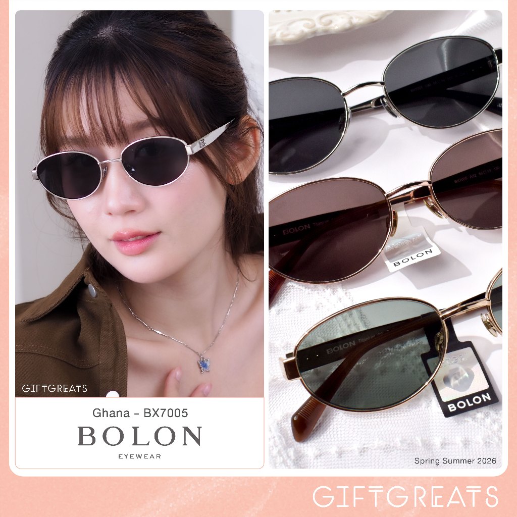 แว่นกันแดด BOLON Ghana BX7005 - SS26  Bolon Eyewear Sunglasses โบลอน กันแดด