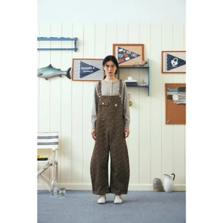 Donna Overall เอี๊ยมลายดอกทรงบาเรล