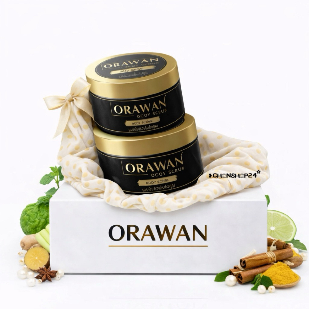สครับพี่โอ๋ สครับอรวรรณ ORAWAN Body Scrub สครับสมุนไพรพี่โอ๋
