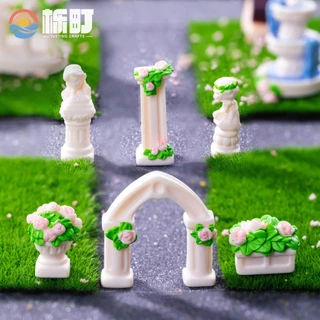 c001สวนจิ๋วจำลองสไตล์ยุโรปของเล่นสะสม