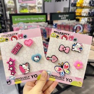 จัดส่งจากกรุงเทพ/ charms แบบใหม่/จิ๊บบิทซ์/สูท/ใช้ได้กับ อุปกรณ์ตกแต่งรองเท้าหูรู DIY ถอดได้ง่าย