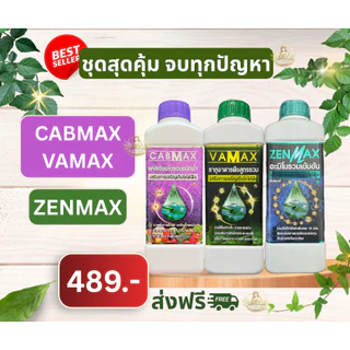 ZENMAX อะมิโนรวม + CABMAX+VAMAX แคลเซียมโบรอนเข้มข้น ปุ๋ยธาตุรวม V1+C1+Z1