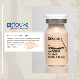 STAYVE BB Glow Dermawhite Ampoule No.1 Light เบอร์ 1 (8ml) **พร้อมส่งทันที!! ของแท้💯% นำเข้าจากเกาหลี* แบ่งขาย 1 ขวด 8ml