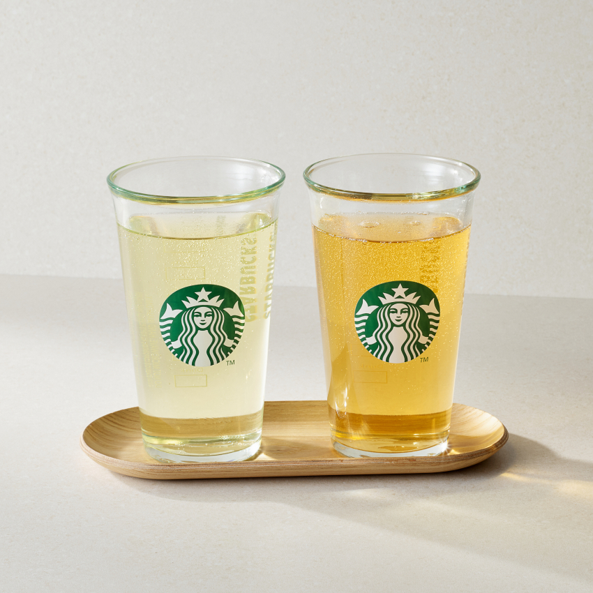 ( พร้อมส่ง ) Starbucks Siren Gifting Glass Set ชุดเซตแก้วน้ำสแต็กเกเบิล 2 ใบ ลายไซเรน พร้อมกล่องของขวัญ