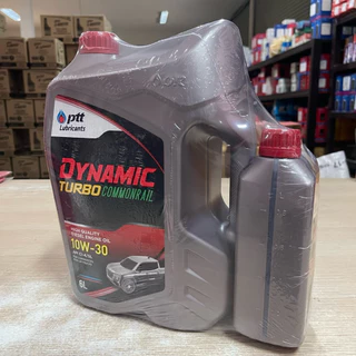 PTT DYNAMIC TURBO COMMONRAIL ปตท ไดนามิค เทอร์โบ คอมมอนเรล 10W-30 ขนาด 6+1L