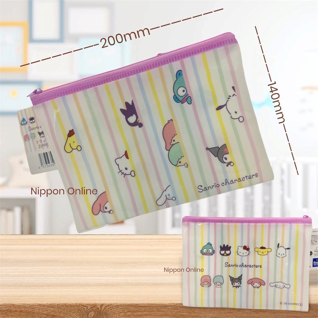 🦋 Pouch/Zipper Bag กระเป๋าซิป แท้ 💯%  หลายขนาด นำเข้าจากญี่ปุ่น🇯🇵