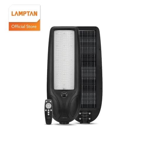 LAMPTAN โคมไฟถนนพลังงานแสงอาทิตย์ SOLAR STREETLIGHT LUMIARC หน้าโค้งเพิ่มการกระจายแสง
