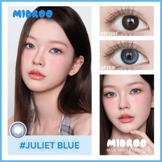 Midroo【0°~-600°】💙 Blue series Contact Lens💙 14.2/14.5mm fashion sweet คอนแทคเลนส์สีฟ้า คอนแทคเลนส์สีสัน Monthly