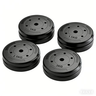 [1KG \ 1.25KG \ 1.5KG\2KG\2.5KG\3KG\5KG\7.5KG] Dumbbell Plate Dumbbell Set แผ่นน้ำหนัก Barbell Plate Dumbbell Handle Bar
