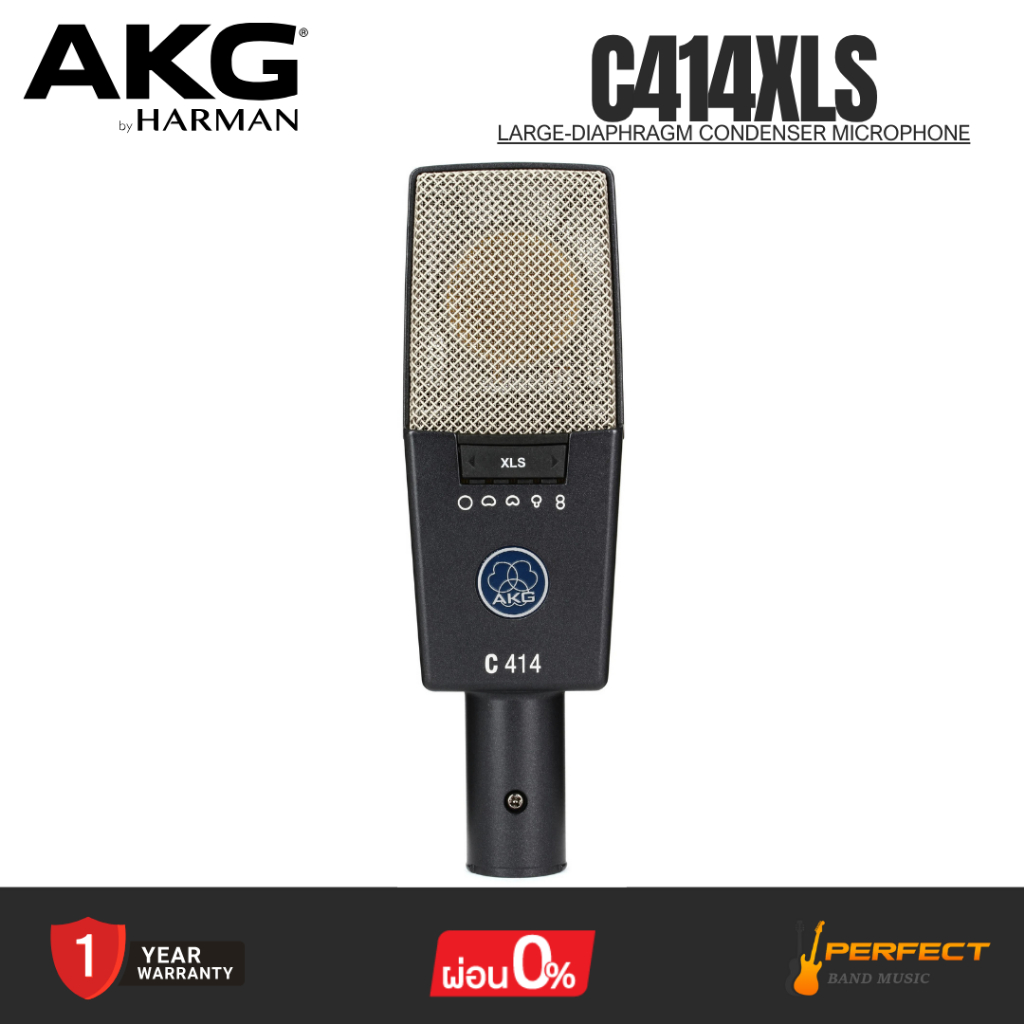 ไมโครโฟนคอนเดนเซอร์ AKG C414XLS Large-diaphragm Condenser Microphone * กรุณาสอบถามก่อนสั่งซื้อ *