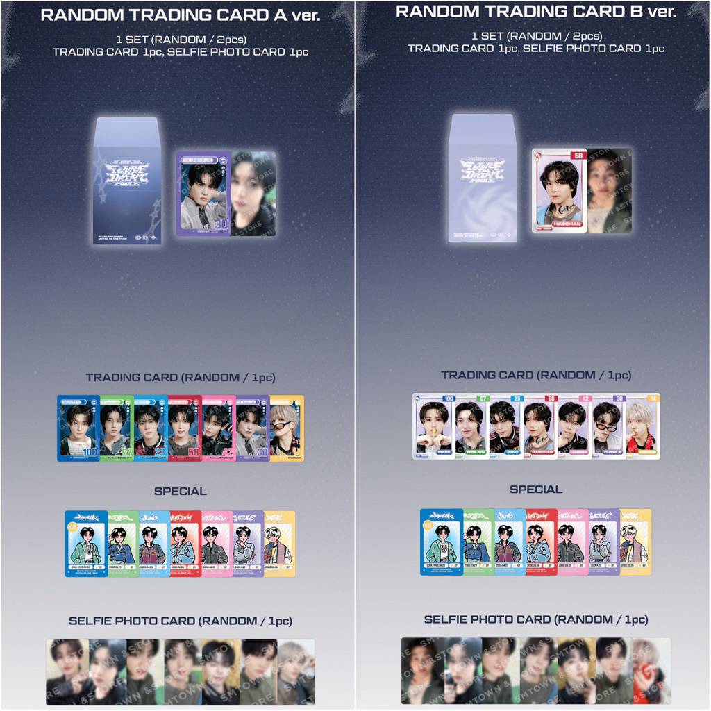 พร้อมส่ง ✨ NCT DREAM TOUR [FUTURE THE DREAM] FINALE - RANDOM TRADING CARD