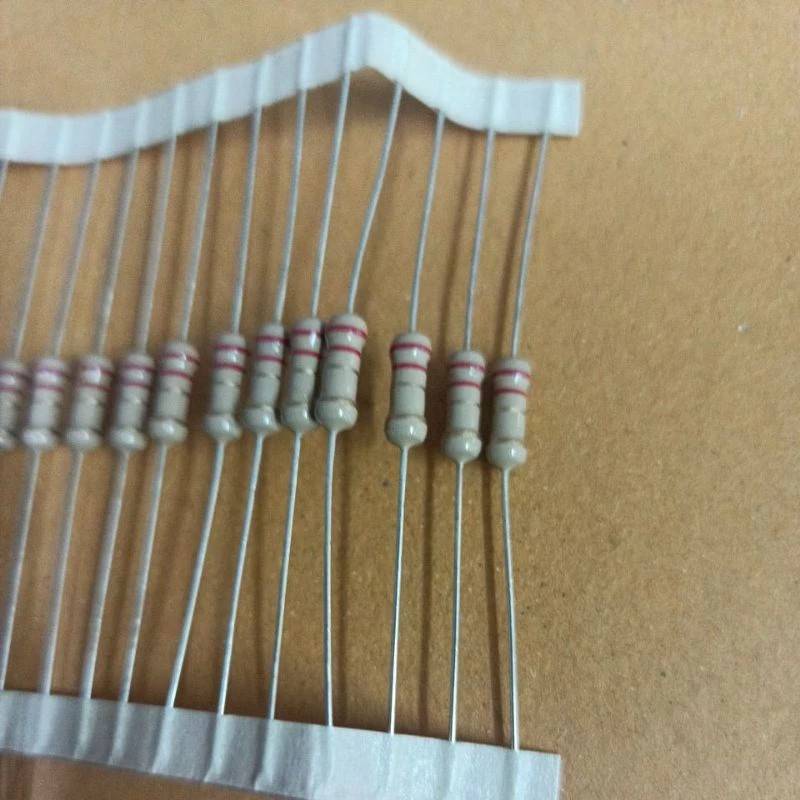 0001508 ตัวต้านทาน  2.2 โอห์ม 1/2  วัตต์  R 2.2 Ω 1/2 w 5% ( เเพ็ค20  ตัว)