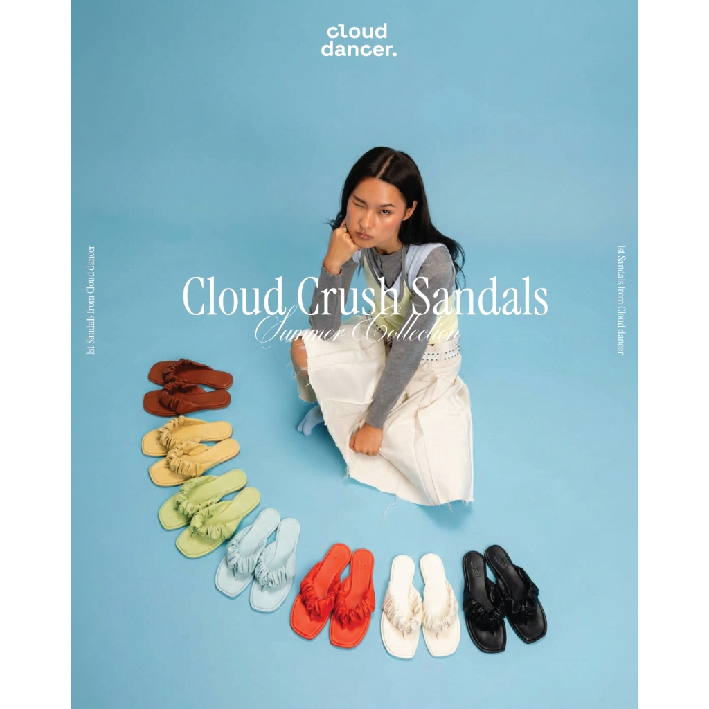 Cloud Dancer - Cloud Crush Sandals (Ready to ship)