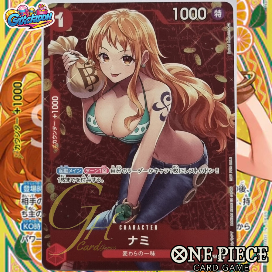 (พร้อมส่ง)แท้ การ์ดวันพีช นามิ รางัลชนะเลิส One Piece Nami : Winner [ST01-007] Tournament  Vol.3
