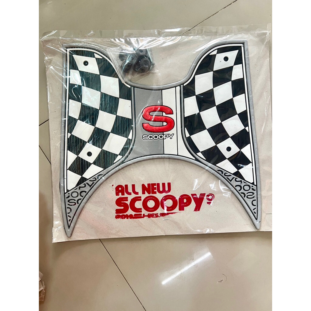 แผ่นยางวางเท้า Scoopy i ปี 2020-2024 มีให้เลือกหลายสี มอเตอร์ไซค์ รถ Motorcycle