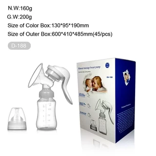 🎈พร้อมส่ง🎈Breastpump ที่ปั๊มน้ำนมด้วยมือ เครื่องปั๊มนมแบบ พร้อมขวดนม