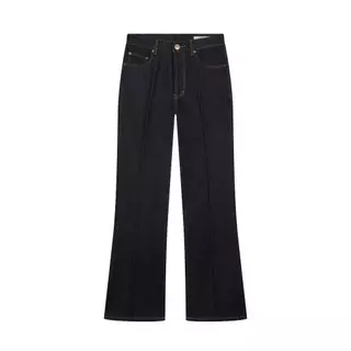 HARA HMC1-9101-02 Boot Cut Fit Jeans กางเกงยีนส์ มิดไนท์บลู ด้ายทอง ขาม้า 9-10.5 นิ้ว Midnight Classic