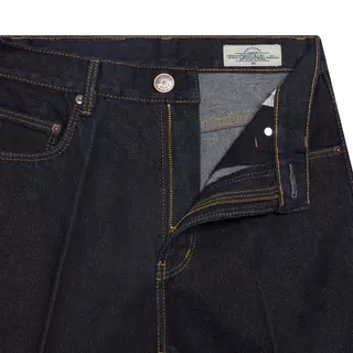 HARA HMC1-9101-02 Boot Cut Fit Jeans กางเกงยีนส์ มิดไนท์บลู ด้ายทอง ขาม้า 9-10.5 นิ้ว Midnight Classic