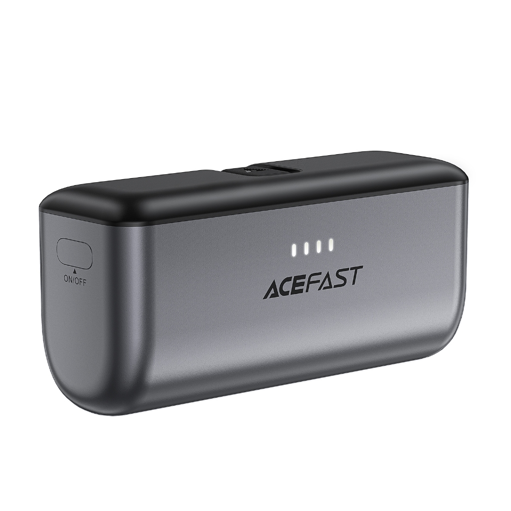 [ประกัน18ด] ACEFAST M9 Power Bank 5000mAh PD 20W ชาร์จเร็ว USB-C พับได้ มีหัวเสียบในตัว ขนาดเล็ก พกพาง่าย