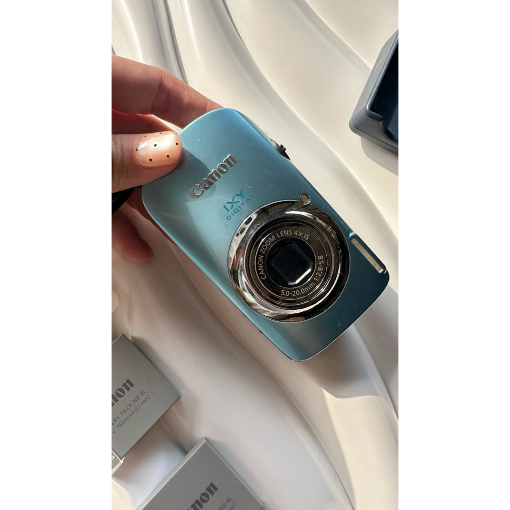 Canon IXY510is สีฟ้า สภาพ 95%