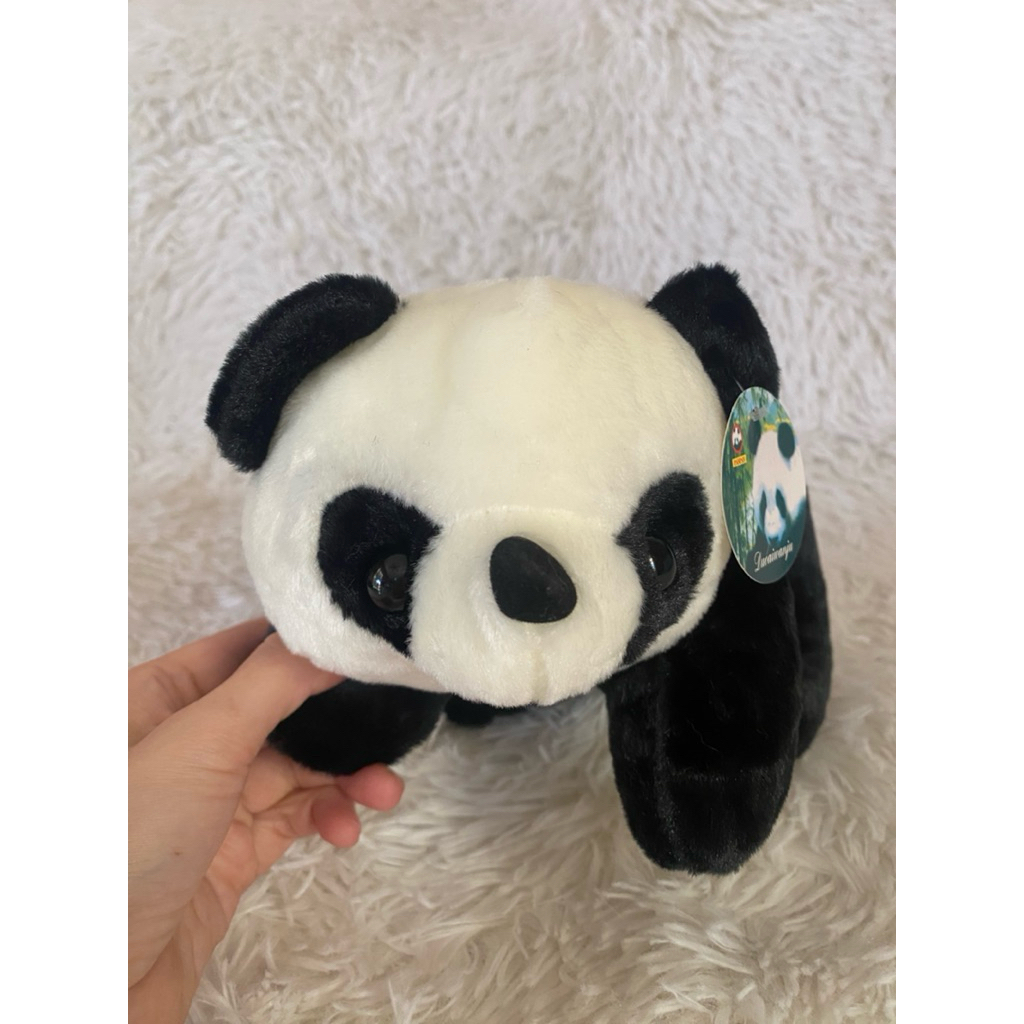 ของใหม่ มือ 1 ของใหม่ป้ายห้อย ตุ๊กตา ตุ๊กตาแพนด้า แพนด้ายักษ์ ของที่ระลึก เฉิงตู เฉินตู แพนด้าดำ ของเล่นเด็ก ของขวัญ