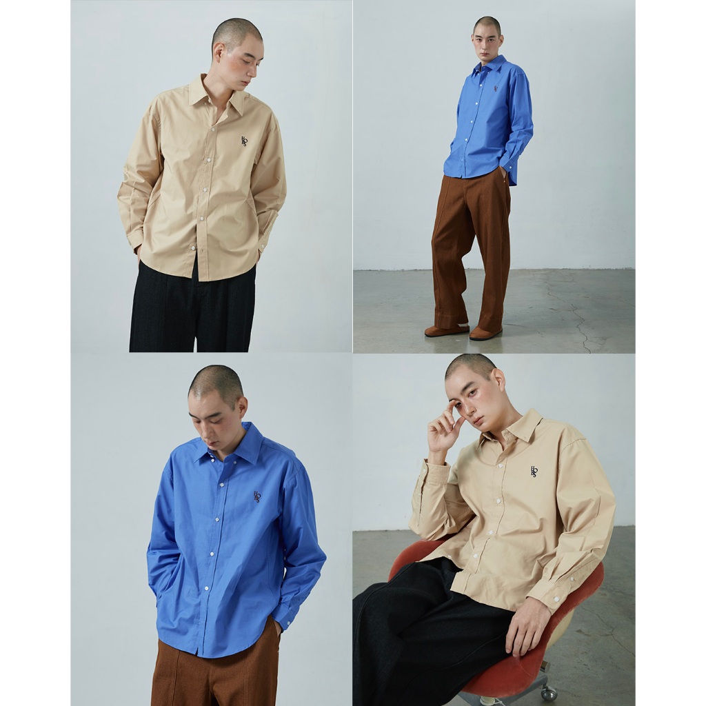 Oversized Oxford Shirt HOB STUDIOS (ทักแชทเพื่อรับโค้ดลดเพิ่ม)
