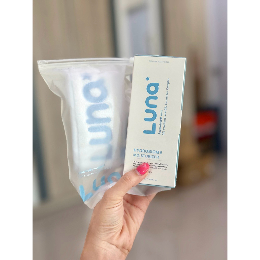 มอยส์ลูน่า (แถมผ้าคาดผม) ไฮโดรไบโอม มอยส์เจอร์ไรเซอร์ 50 ml.