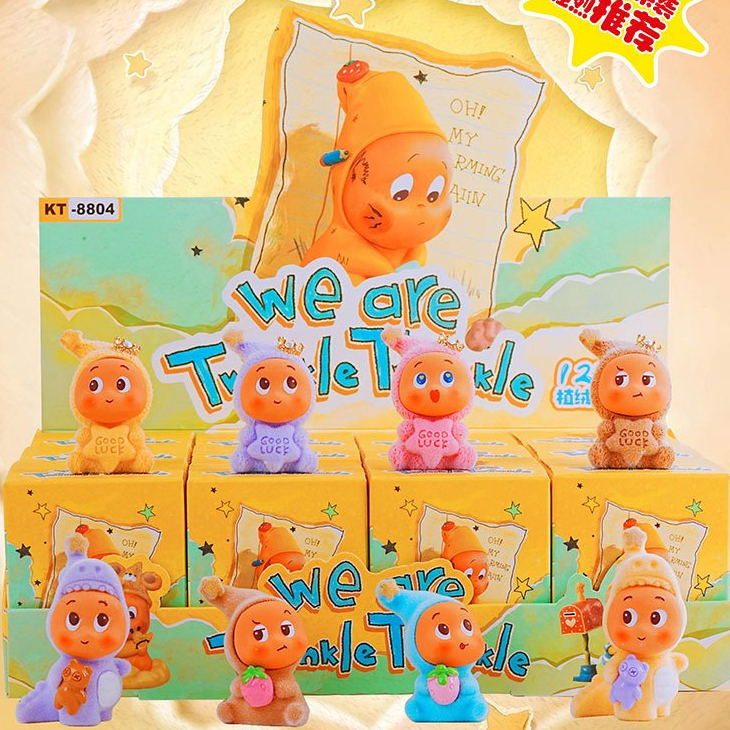 กล่องสุ่มTwinkle Twinkleจิ๋วขนกำมะหยี่ โมเดลทวิง ตั้งโต๊ะโชว์ ของขวัญ ของสะสม