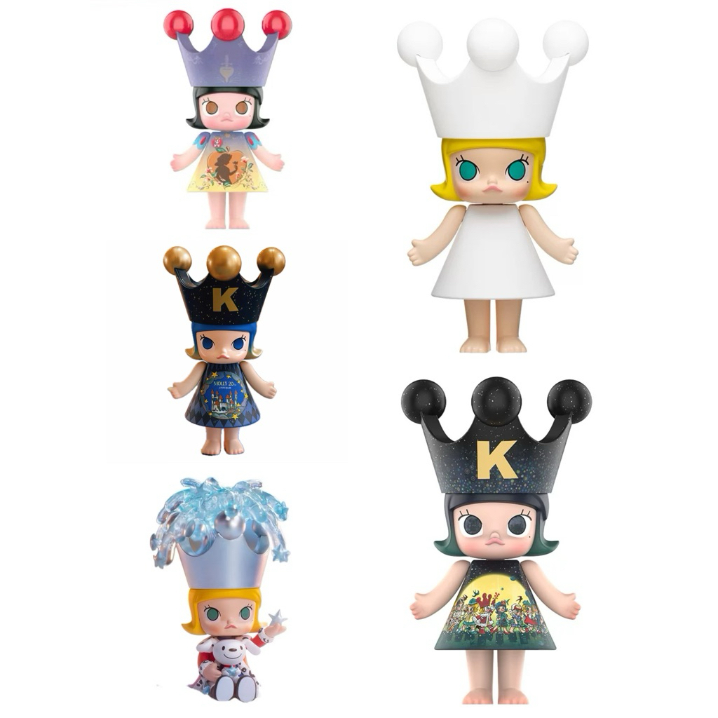 POPMART MOLLY ROYAL 100% Snow White ,Pop Mart MEGA ROYAL MOLLY ครบรอบ 20 ปี 100%