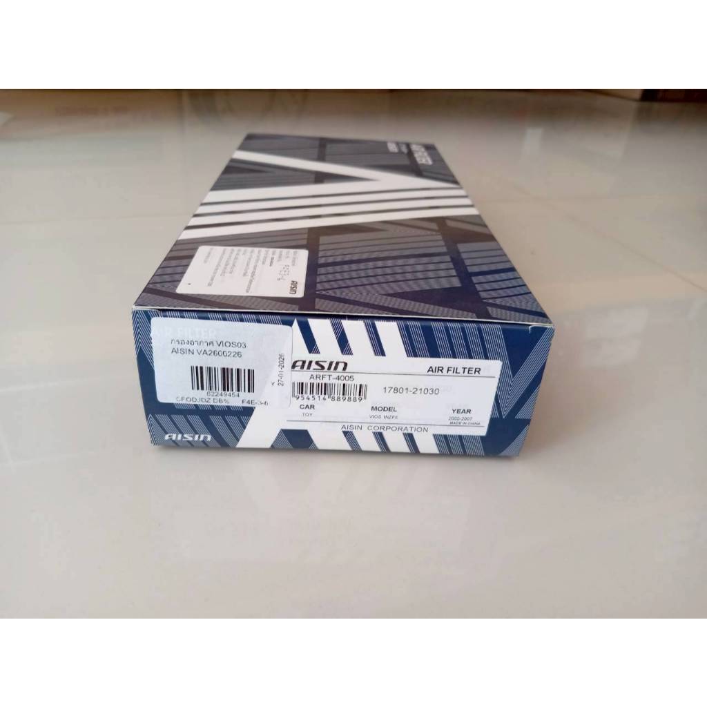 กรองอากาศ VIOS 1NZFE Part.17801-21030 Brand AISIN แท้ 100%