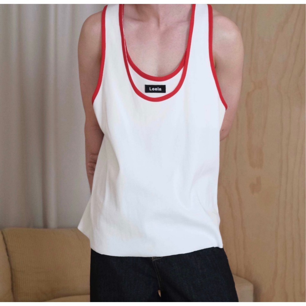 LL-LEELA SANTA TANK TOP-เสื้อกล้ามคอสองชั้น