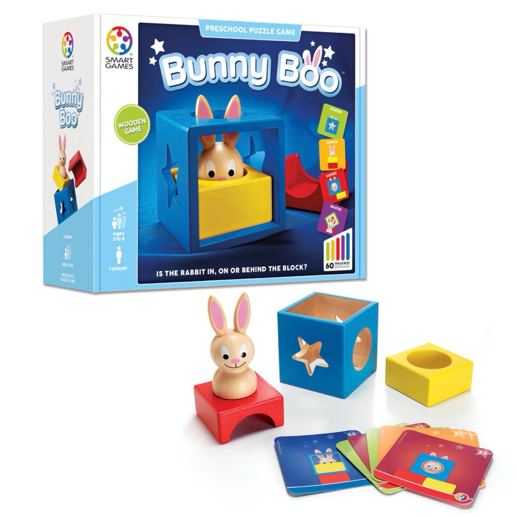 พร้อมส่ง-เตรียมสินค้า 3วัน📍แพคเกจรุ่นใหม่ SMART GAMES Bunny Boo ของเล่นฝึกสมอง เสริมตรรกะ สำหรับเด็ก 2 ปีขึ้นไป