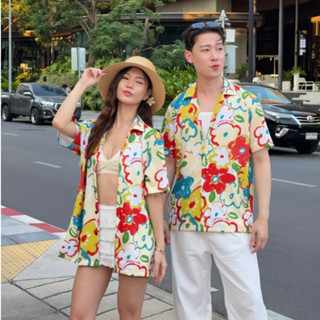 พร้อมส่ง🚨memade. เสื้อฮาวาย ลายดอกคัตเตอร์ Butter Cutter