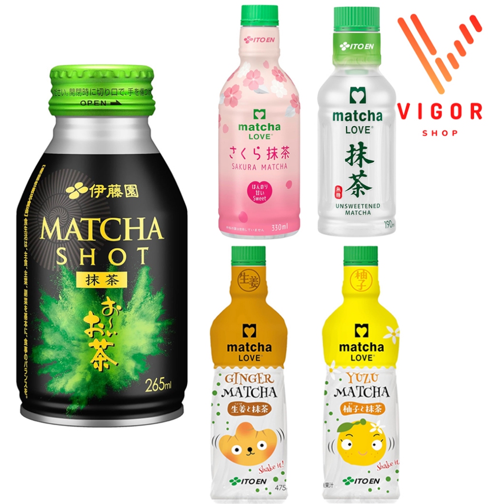 Itoen Matcha Love มัทฉะพร้อมดื่ม ไม่เติมน้ำตาล 0kcal Kyoto Uji Matcha / Genmaicha เครื่องดื่มมัทฉะ จ