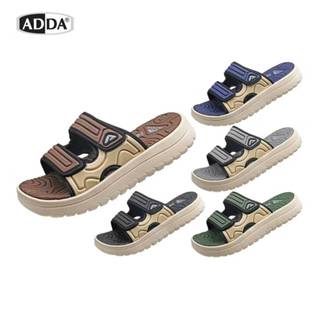 Adda รุ่น 25B02-M8 รองเท้าแตะลำลอ แบบสวม พื้นเบา แบบเทปกาวตี…