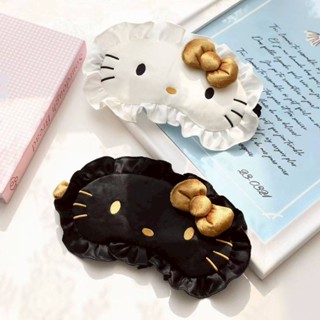 พร้อมส่ง🇹🇭 ผ้าปิดตา hello kitty แบบติดแกรม  ✨️ ผ้าลื่นเงา ใส…