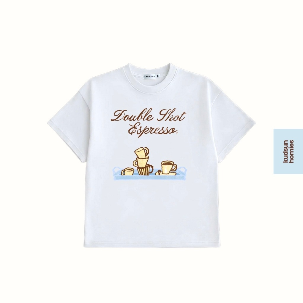 Kudsun's Oversized Tee - Double Shot Espresso เสื้อยืดโอเวอร์ไซส์